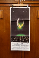 Original 1986 Australian daybill poster for James Cameron’s sci-fi horror classic “Aliens,” featuring Ripley’s battle against xenomorphs.