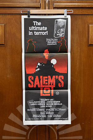 Australian daybill for Stephen King’s “Salem’s Lot” (1979), featuring eerie vampire imagery of Kurt Barlow.