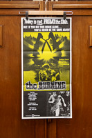 Vintage Australian daybill for “The Burning” (1981), notorious slasher horror with lurid and graphic poster artwork.