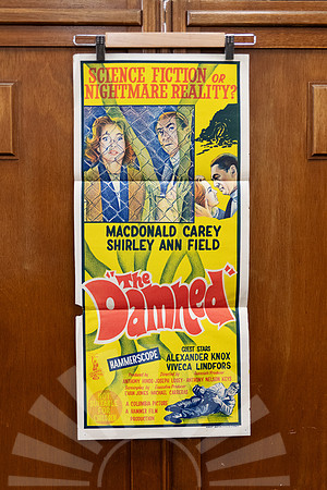Original Australian daybill for Hammer’s “The Damned” (1962/63), a sci-fi horror crossover with cult appeal.