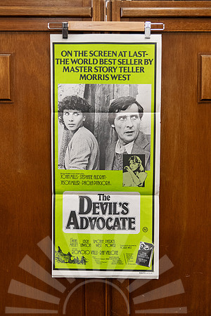 Australian daybill poster for “The Devil’s Advocate” (1977), based on Morris West’s bestselling novel starring John Mills.