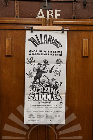 Original Australian daybill movie poster for Mel Brooks’ Blazing Saddles (1974), starring Cleavon Little and Gene Wilder.