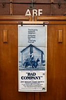 Original Australian daybill movie poster for Bad Company (1972), starring Jeff Bridges and Barry Brown.