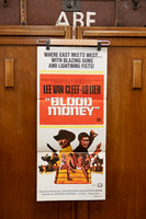 Original Australian daybill movie poster for Blood Money, starring Lee Van Cleef and Lo Lieh in a Western and martial arts crossover.