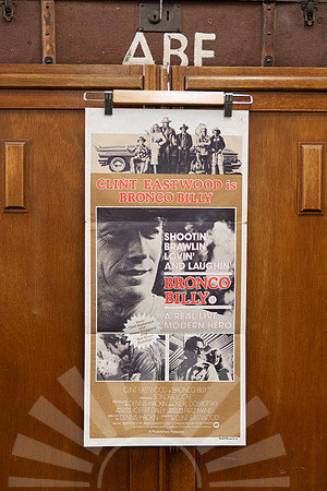 Original Australian daybill movie poster for Bronco Billy (1980), starring and directed by Clint Eastwood.