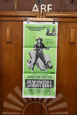 Original Australian daybill movie poster for Deaf Smith & Johnny Ears (1973), starring Anthony Quinn and Franco Nero.