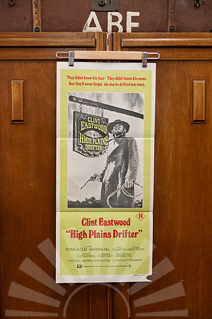 Original Australian daybill movie poster for Clint Eastwood’s Western High Plains Drifter (1973).