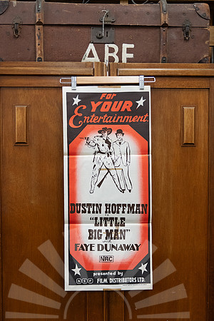 Original Australian daybill movie poster for Little Big Man (1970), starring Dustin Hoffman and Faye Dunaway.