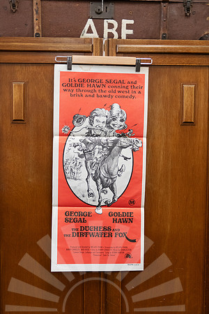 Original Australian daybill movie poster for The Duchess and the Dirtwater Fox (1976), starring Goldie Hawn and George Segal.