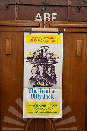 Original Australian daybill movie poster for The Trial of Billy Jack (1974), starring Tom Laughlin and Delores Taylor.