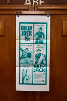 Original Australian daybill movie poster for Billy Jack (1971), starring Tom Laughlin, with distinctive teal illustrated artwork.