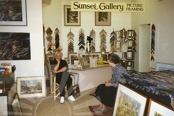 Sunset Framing & Gallery in the 90's
