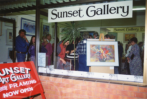 Sunset Framing & Gallery in the 90's