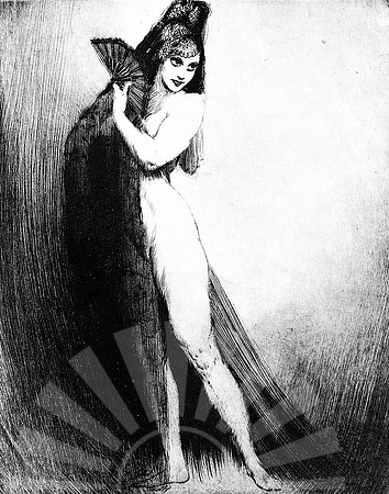 Norman Lindsay - The Mantilla