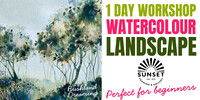ONE DAY WORKSHOP - Bushland Dreaming Watercolour painting with Stu Doherty