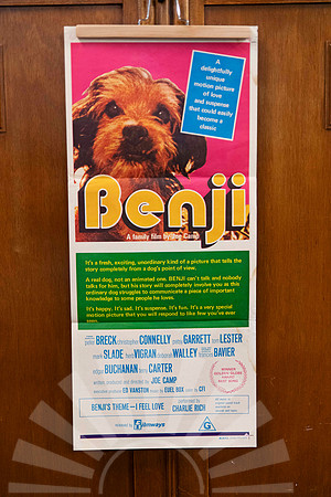 Original vintage Benji Australian movie poster featuring photographic artwork of the famous Benji dog character.