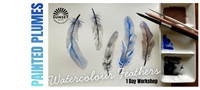 1 DAY Painted Plumes: Watercolour feather Workshop.