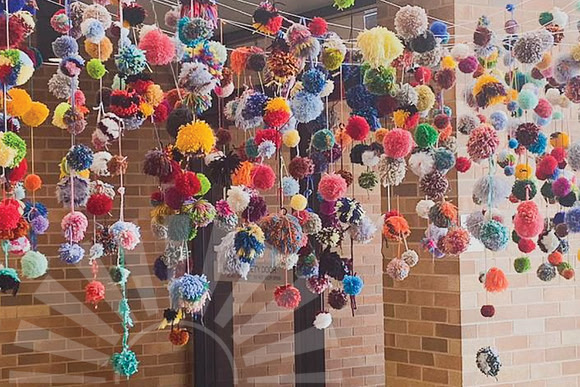 July to Sept - Interactive - POMPOM Forest in the Gallery