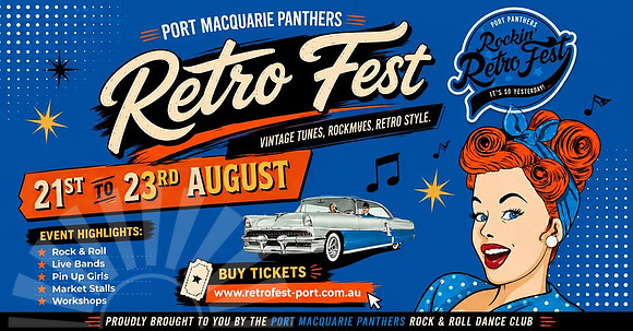 21st to 23rd August - Festival - Retro Fest