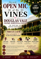 Last Sunday of every month - Music - Open Mic At The Vines