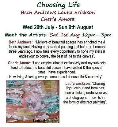 29th July to 9th August - Exhibition - Choosing Life