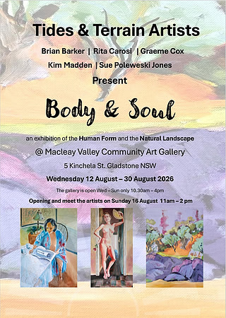 12th August to 30th August - Exhibition - Body and Soul
