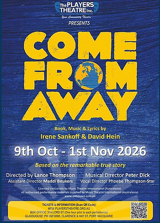 9th Oct to 1st Nov - Theatre -  Come Away From
