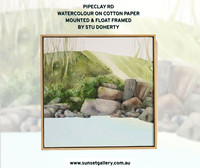 Pipeclay Rd | Original Watercolour by Stu Doherty