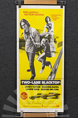 Two-lane blacktop - original collectable movie poster, Port Macquarie