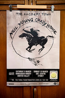 Neil Young Crazy Horse music poster for sale.