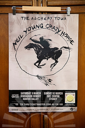 Neil Young Crazy Horse music poster for sale.