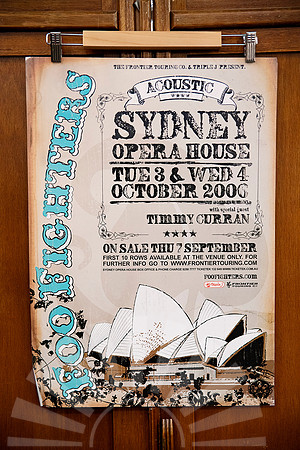 Foo Fighters music poster for sale.