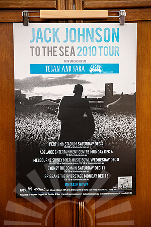 Jack Johnson music poster for sale.