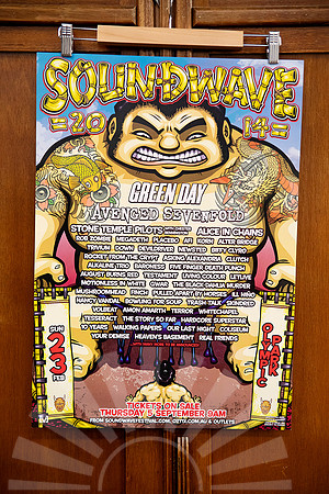 Soundwave music poster for sale.