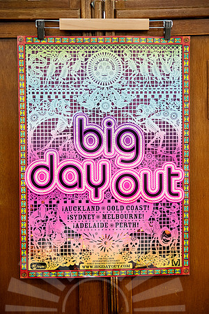 Big Day Out music poster for sale.