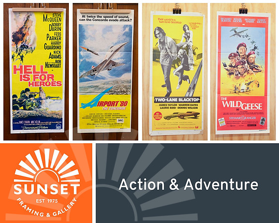 original action & adventure movie posters for sale - genres