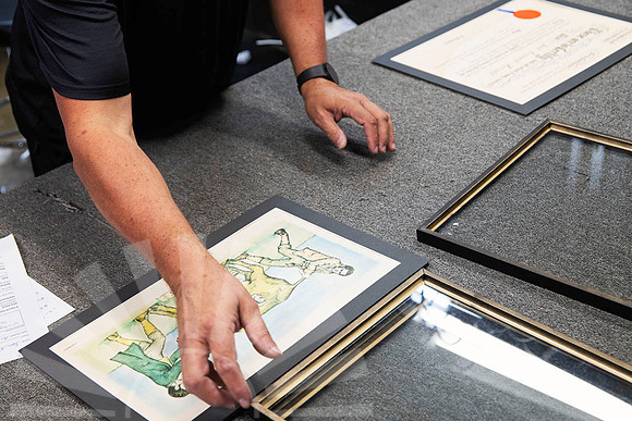 Vintage Print Conservation Reframing – Removing Old Framing Materials | Port Macquarie