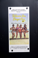 Original 1984 Where the Boys Are ’84 Australian daybill movie poster featuring Lisa Hartman, Lorna Luft, Wendy Schaal and Lynn-Holly Johnson in colourful beach artwork.