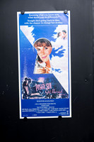 Original 1986 Peggy Sue Got Married Australian daybill movie poster featuring Kathleen Turner in a keyhole design, starring Nicolas Cage and directed by Francis Ford Coppola.