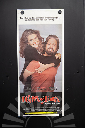 Original 1980 It’s My Turn Australian daybill movie poster featuring Jill Clayburgh embracing Michael Douglas with red title artwork.