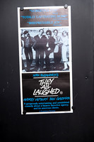 Original 1981 Australian Daybill movie poster for They All Laughed starring Audrey Hepburn, Ben Gazzara, John Ritter and Dorothy Stratten, directed by Peter Bogdanovich with distinctive blue, black an
