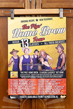 The Pigs Home Brew - music poster for sale - Batch 2