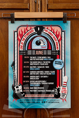 The STandard Bowl - music poster for sale - Batch 2
