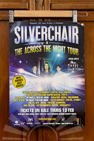 SilverCHair Across The Night Tour - music poster for sale - Batch 2