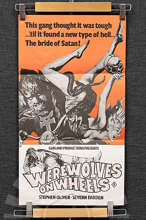Werewolves On Wheels - original collectable movie poster, Port Macquarie