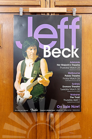Jeff Beck - music poster for sale  - Batch 3