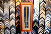 Ceremonial chain and regalia custom framed in timber in Port Macquarie.