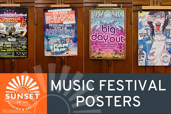 Music Festival Posters - music festivals