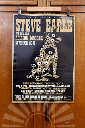 Steve Earle - music poster for sale  - Batch 3