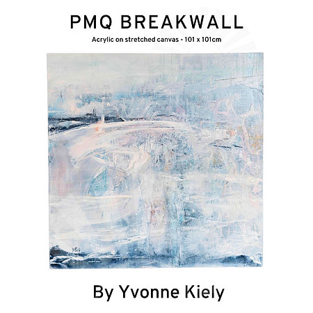 PMQ Breakwall by Yvonne Kiely - Art for sale Port Macquarie